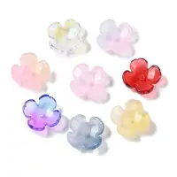 Baking Paint Glass Bead Caps