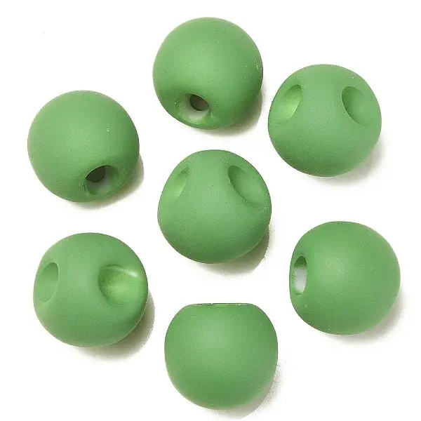 Rubberized Acrylic Beads