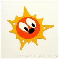 Dekorace na zeď sluníčko 40x43cm