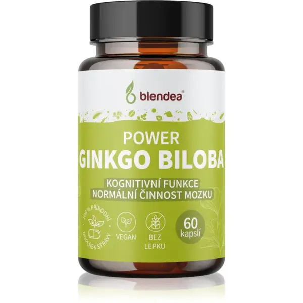 Blendea Power Ginkgo Biloba kapsle pro podporu paměti a koncentrace 60 cps