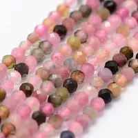 Natural Multicolor Tourmaline Beads Strands