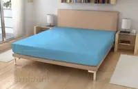 Jersey prostěradlo - nebesky modré 24 - 160 x 200 cm