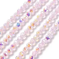 Electroplate Glass Beads Strands