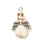 Halloween Dyed Synthetic Turquoise Pendants