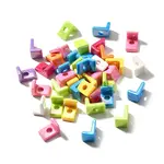 UV Plating Opaque Acrylic European Beads