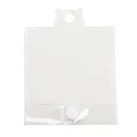 Transparent Plastic Button Bags
