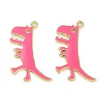Rack Plating Alloy Enamel Pendants