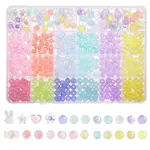 Mixed Style Acrylic Beads
