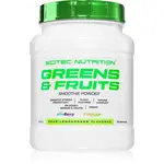 Scitec Nutrition Greens & Fruits prášok na prípravu nápoja s vitamínmi príchuť Pear-Lemon Grass 600 g