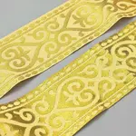 Ethnic Style Polyester Jacquard Flower Ribbon