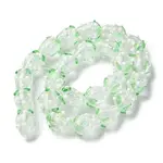 Handmade Foil Lampwork Bumpy Beads Strands