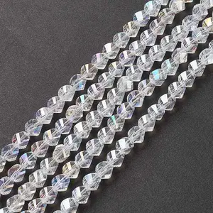 Electroplate Glass Beads Strands