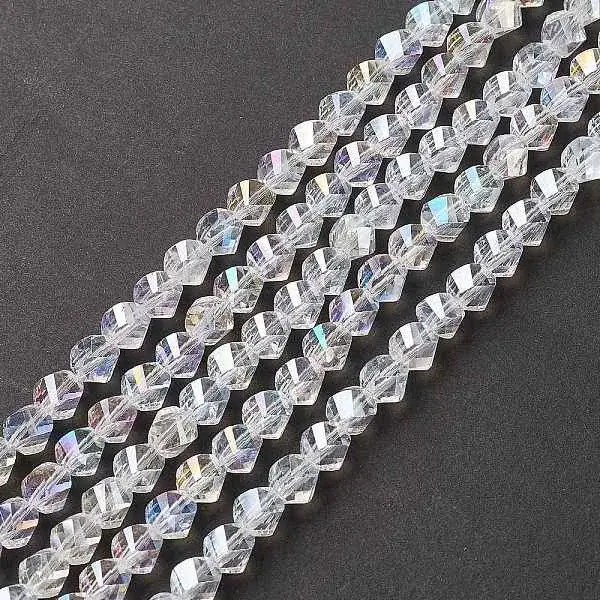 Electroplate Glass Beads Strands