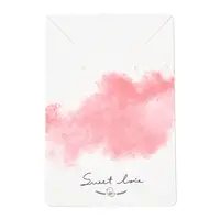 Rectangle Cardboard Jewelry Display Cards