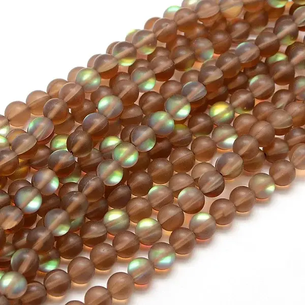 Synthetic Moonstone Beads Strands