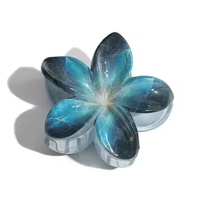 Flower Plastic Claw Hair Clips