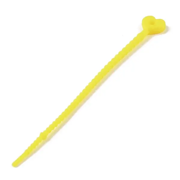 Heart Shape Silicone Cable Zip Ties