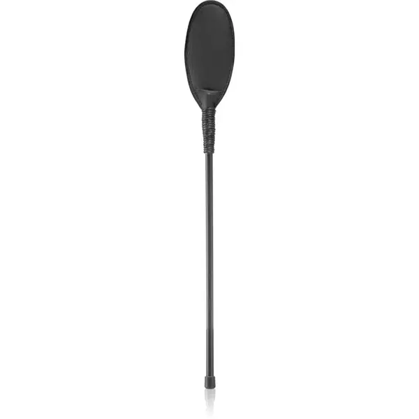 Secret play Oval Riding Crop jezdecký kožený bič Black 39 cm