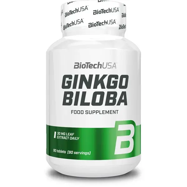 BioTechUSA Ginkgo Biloba kapsle z bylin 65 g