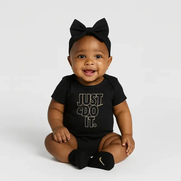 Nike 3pk girls hb, bodysuit, bootie 6-12m