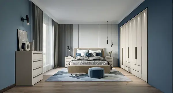 Velká ložnice baptiste - béžová