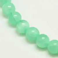 Dyed Natural Green Jade Beads Strands