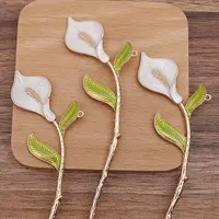 Alloy Enamel Flower Hair Sticks