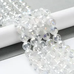 Electroplate Glass Bead Strands