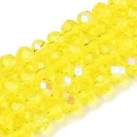 Electroplate Glass Beads Strands
