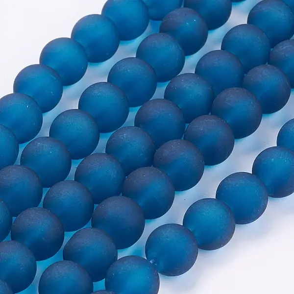 Transparent Glass Bead Strands