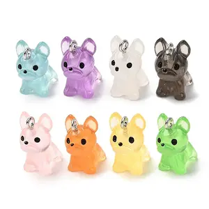 Luminous Transparent Resin Pendants