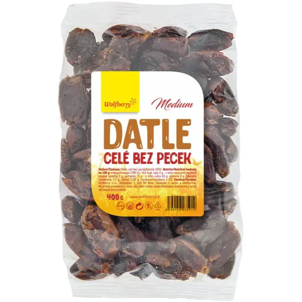 Wolfberry Datle bez pecek sušené ovoce 400 g