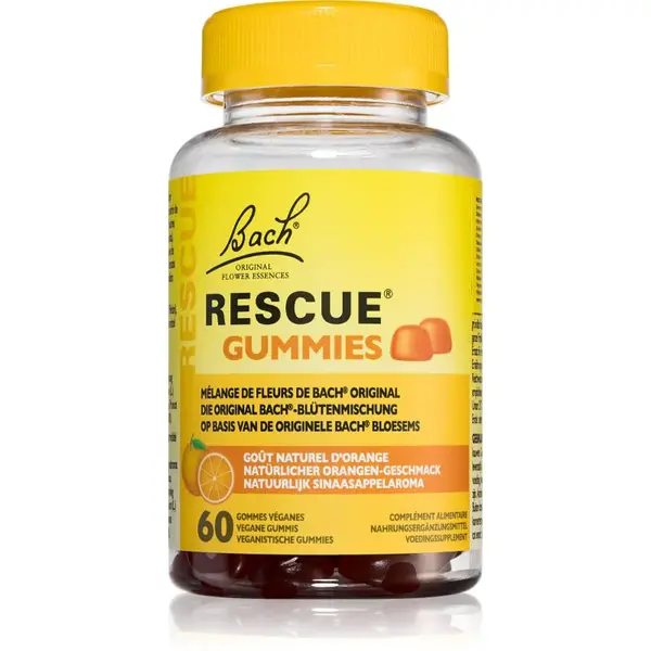 Bach® Flower Remedies RESCUE® Gummies gumoví medvídci s rostlinnými extrakty příchuť Orange 60 ks