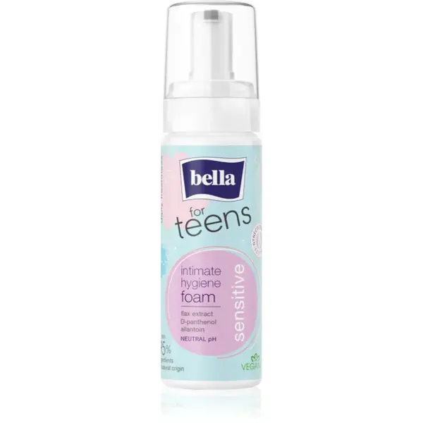 BELLA For Teens Sensitive intimní mycí pěna pro dívky 150 ml