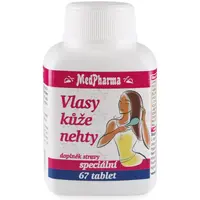 MedPharma Vlasy kůže nehty tablety pro krásné vlasy, pleť a nehty 67 tbl