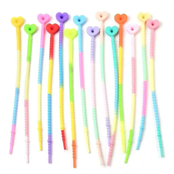 Heart Silicone Cable Ties