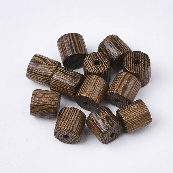 Natural Wenge Wood Beads