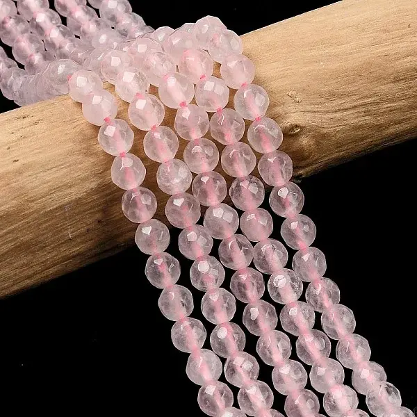Natural Rose Quartz Gemstone Beads
