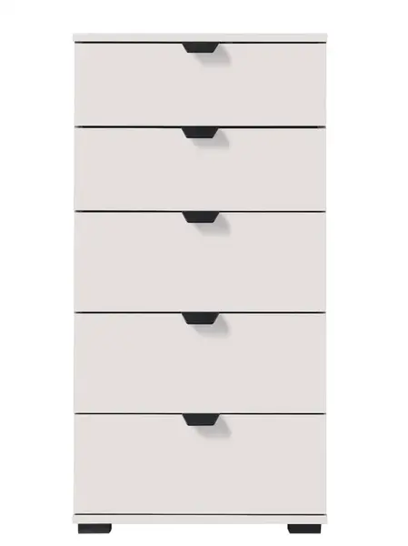 Úzká komoda rango - bílá