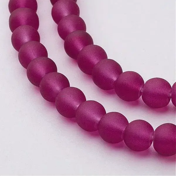 Transparent Glass Bead Strands