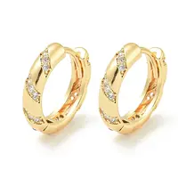 Brass Hoop Earrings