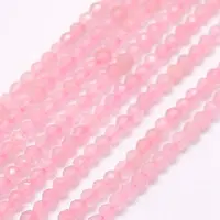 Natural Rose Quartz Beads Strands