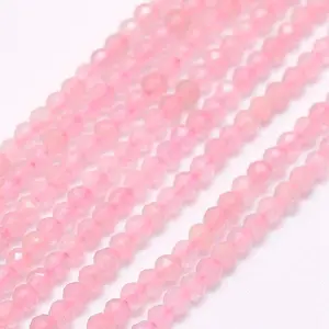 Natural Rose Quartz Beads Strands