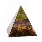 Resin Orgonite Pyramid Home Display Decorations