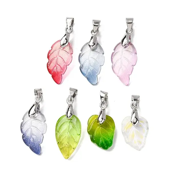 Transparent Glass Pendants