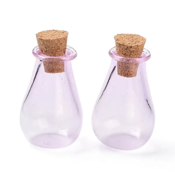 Glass Cork Bottles Ornament