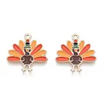 Thanksgiving Day Alloy Enamel Pendants