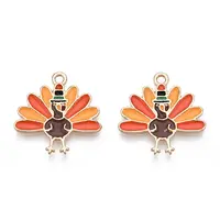 Thanksgiving Day Alloy Enamel Pendants