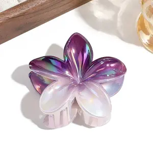 Flower Plastic Claw Hair Clips