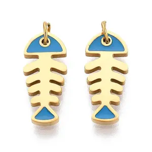 304 Stainless Steel Enamel Pendants